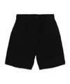 Junya Watanabe Pleated Bermuda Shorts In Black