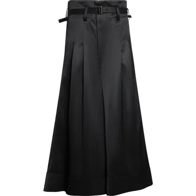 Junya Watanabe Pleated Cuffed Wide Leg Pants In Gray