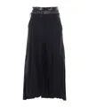 Junya Watanabe Pleated Detail Track Pants In Black