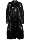 Junya Watanabe Pleated Dress In Black
