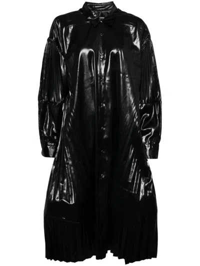 Junya Watanabe Pleated Dress In Black