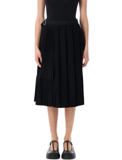 JUNYA WATANABE JUNYA WATANABE PLEATED MIDI SKIRT