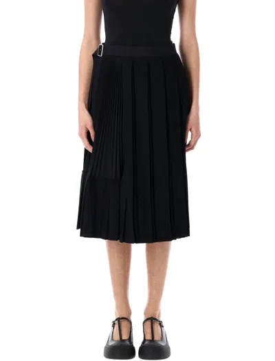 JUNYA WATANABE PLEATED MIDI SKIRT