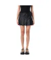 Junya Watanabe Pleated Mini Skirt Belted In Black