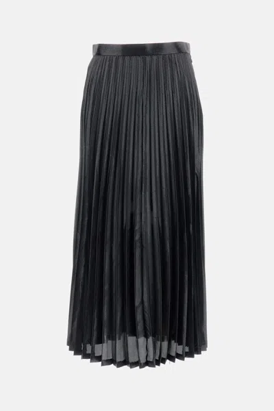 Junya Watanabe Pleated Skirt In Black