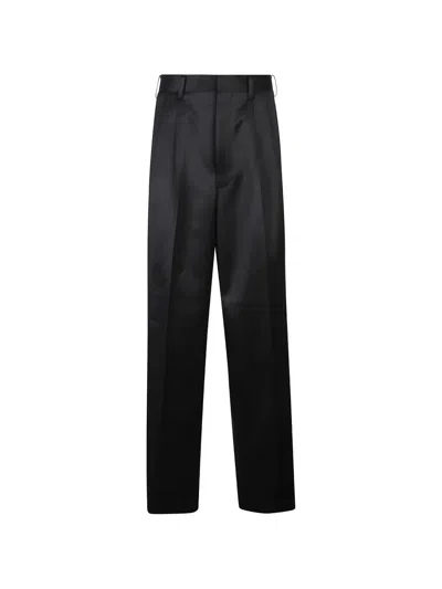 Junya Watanabe Pleated Trousers In Black