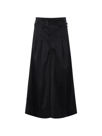Junya Watanabe Pleated Trousers In Black