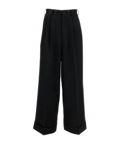 Junya Watanabe Pleated Trousers In Black