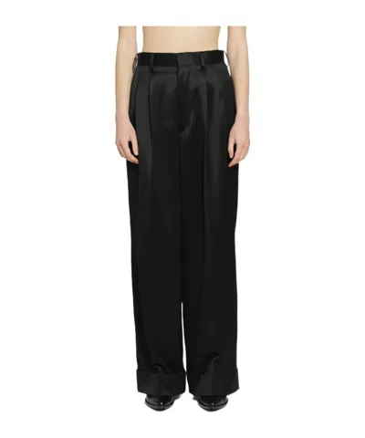 Junya Watanabe Pleated Trousers In Black