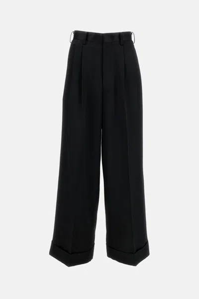 Junya Watanabe Pleated Trousers In Black