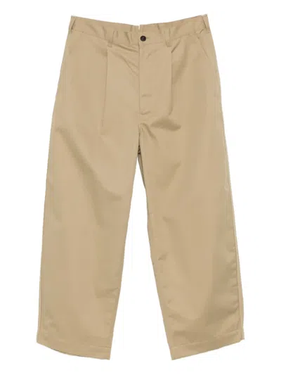 Junya Watanabe Pleated Trousers In Neutral