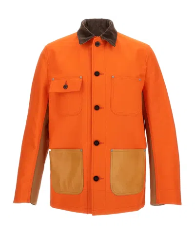 Junya Watanabe Pocket Jacket In Orange