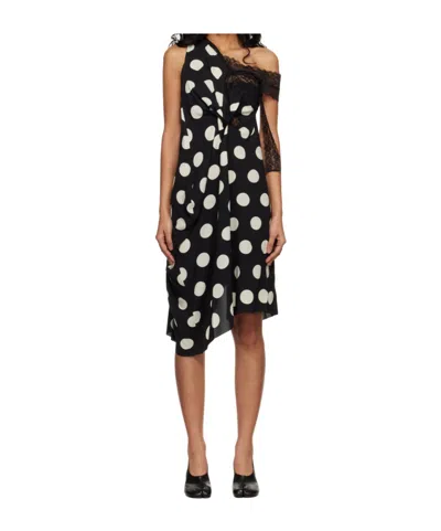 Junya Watanabe Polka Dot Dress In Multi