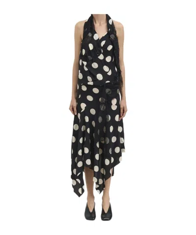 Junya Watanabe Polka Dot Dress In Multi