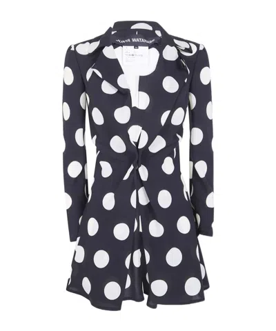 Junya Watanabe Polka-dot Casual Jacket In Multi