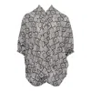 Junya Watanabe Polyester Georgette Python Top In Gray