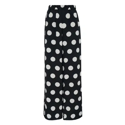 Junya Watanabe Polyester Printed Georgette In Black
