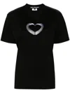 Junya Watanabe Graphic-heart Print Cotton T-shirt