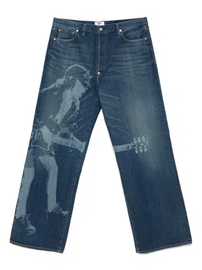 JUNYA WATANABE JUNYA WATANABE PRINTED DENIM JEANS