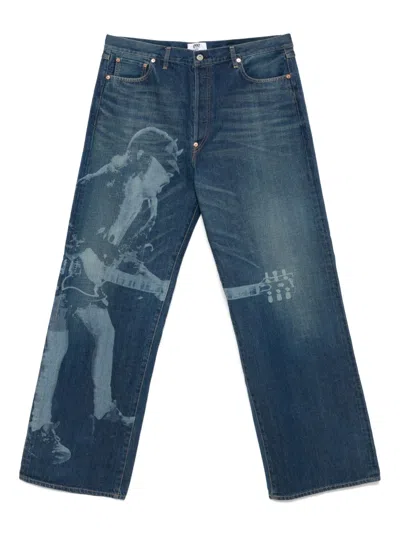 JUNYA WATANABE JUNYA WATANABE PRINTED DENIM JEANS