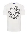 Junya Watanabe Printed Short-sleeved T-shirt In White