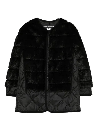Junya Watanabe Quilted Coat In Black