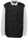 Junya Watanabe Quilted Shirt In Black