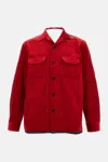 Junya Watanabe Button-down Long-sleeved Shirt In Red