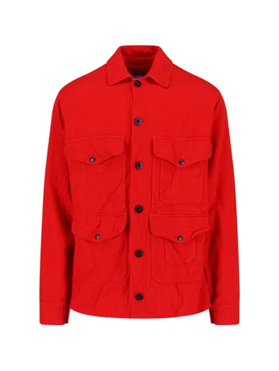 JUNYA WATANABE RED WOOL BLEND JUNYA WATANABE X FILSON DECK JACKET