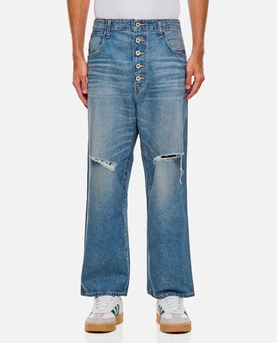 Junya Watanabe Regular Denim Jeans In Blue