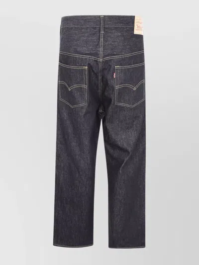 Junya Watanabe Regular Fit Trousers Featuring Belt Loops In Blue