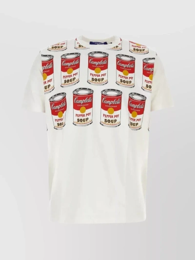 Junya Watanabe T-shirt Soup Andy Warhol In Cream