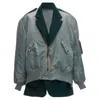Junya Watanabe Reversible Bomber Oversized Blazer Jacket In Black