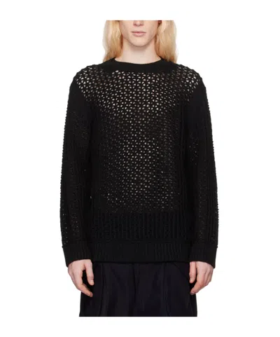 JUNYA WATANABE RIB ROUND-NECK SWEATER