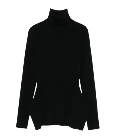 JUNYA WATANABE JUNYA WATANABE RIBBED-KNIT ROLL NECK JUMPER