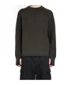 Junya Watanabe Ribbed-knit Sweater In Green