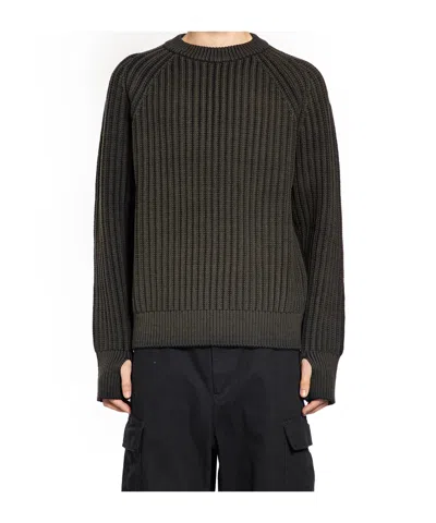 JUNYA WATANABE RIBBED-KNIT SWEATER