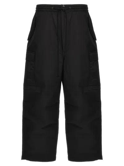 Junya Watanabe Ripstop Cargo Trousers In Negro