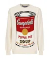 Junya Watanabe 'campbell's Soup Can' Pullover In White