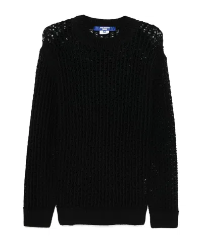 JUNYA WATANABE JUNYA WATANABE MAN OPEN-KNIT CREWNECK JUMPER