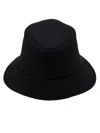 Junya Watanabe Wool Blend Round Crown Hat Structured In Black