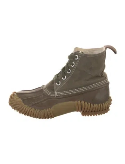 Pre-owned Junya Watanabe Rubber Sneakers In Green