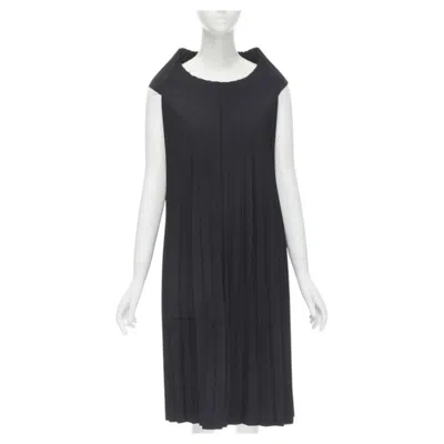 Pre-owned Junya Watanabe Runway  1998 Black Accordion Raw Edge Deconstructed Dress S