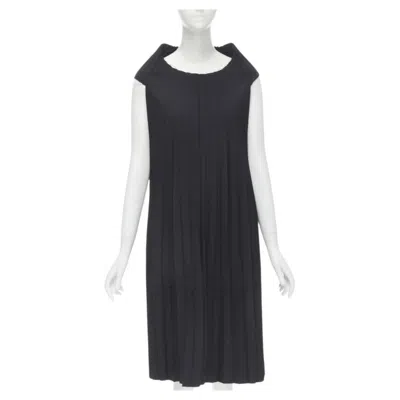 Pre-owned Junya Watanabe Runway  1998 Black Accordion Raw Edge Deconstructed Dress S