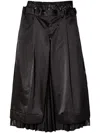 Junya Watanabe Satin Pants In Black