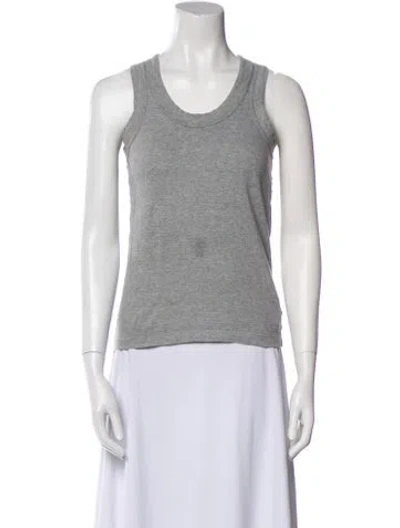 Pre-owned Junya Watanabe Scoop Neck Sleeveless Top In White