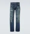 Junya Watanabe Distressed-effect Jeans In Blue