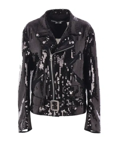 JUNYA WATANABE SEQUINED BIKER JACKET