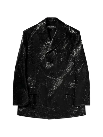 Junya Watanabe Sequin-embellished Blazer Jacket In 블랙