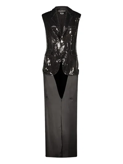 JUNYA WATANABE SEQUINNED SLEEVELESS DRESS